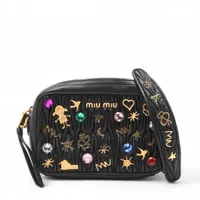 miumiuチェーンミニバッグ マテラッセレザー ミニバッグ ミュウミュウ バッグ コピー