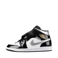 NIKE Air Jordan 1 ブラック/イエロー ハイカット Nike Air Jordan 1 ハイカット ブラック/イエロー - メルカリ