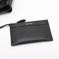 超美品◇2WAY◇鑑定済◇バレンシアガ カバスXS ポーチ付 黒 レザー バレンシアガ ネイビーカバスXS レザー 2WAYハンドバッグ