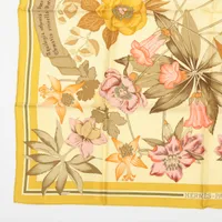 エルメス カレ90 Fleurs d'Hellade ヘラスの花 スカーフ シルク