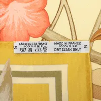 エルメス カレ90 Fleurs d'Hellade ヘラスの花 スカーフ シルク