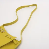 【美品】セリーヌ ビッグバッグ 2way ショルダー レザー ベルト イエロー 美品】セリーヌ ビッグバッグ 2way ショルダー レザー ベルト