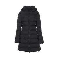 希少✨モンクレール BRIANCE ダウンコート Aライン ウール ネイビー 0 MONCLER モンクレール レディース ダウン ブランド ダウン