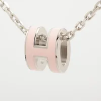 HERMES エルメス　正規品証明書ミニポップアッシュH GP ピンクネックレス エルメス ミニポップアッシュH ネックレス GP ピンク A3814030