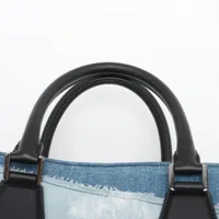 ドルチェ＆ガッバーナ デニム2WAYハンドバッグ ブルー ドルチェ&ガッバーナ ショッピングバッグ デニム 2WAYトート