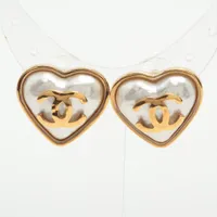 シャネル マトラッセ B23C ピアス(両耳用) レジン シャネル ココマーク マトラッセ B23C ピアス(両耳用) レジン×GP