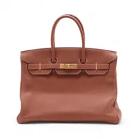 エルメス バーキン35 トゴ ゴールド ゴールド金具 □J:2006年