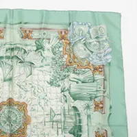 エルメス カレ90 AZVLEJOS アズレージョ スカーフ シルク