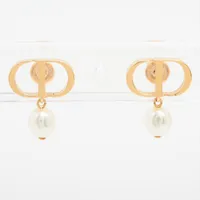 Dior ゴールドメッキ パール ピアス CD petit 正規品 片耳 Christian Dior(クリスチャンディオール) Petit CD ピアス