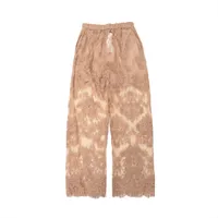 グッチ ナイロン パンツ 38 レディース ベージュ 718236 レース