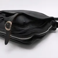 Chrome Hearts Shoulder bag Leather Black × Silver Gunslinger