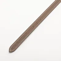 HERMES　レディース　ベルト　ベルトのみ　エトゥープ　ブラック エルメス ミニミニ Hベルト クイズ U:2022年 ベルト 75 レザー