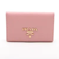 ★プラダ サフィアーノ カードケース 名刺入れ パスケース ピンク ピオニア PRADA プラダ カードケース 名刺入れ サフィアーノ