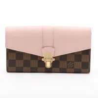 PINKです❣️ルイヴィトン ダミエ ポルトフォイユ クラプトン 長財布 ルイ ヴィトン ダミエ ポルトフォイユ クラプトン 長財布財布