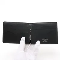 ルイヴィトン【現行未使用に近い】ダミエグラフィットパンスマネークリップ２つ折り LOUIS VUITTON ルイヴィトン マネークリップ ダミエ グラ