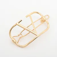 ヴァレンティノ Vロゴ ヘアクリップ GP ゴールド VP011389｜中古