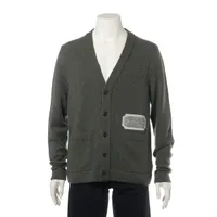 ディオール カシミヤ カーディガン M メンズ カーキ 243M230AT474