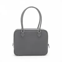 エルメス ミニプリュム20 シェーブル アルドワーズ シルバー金具 K