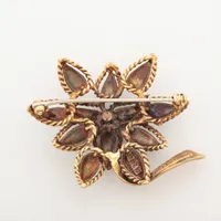 ティファニー　ブローチ ティファニー エナメル ダイヤ ブローチ 18Kt(YG) 9.9g WZ535893