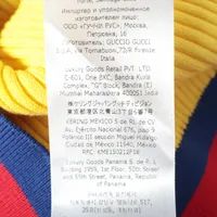 グッチ ウェブ レーヨン 半袖ニット L レディース イエロー
