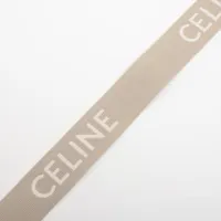 セリーヌ ロゴ ショルダーストラップ キャンバス×レザー