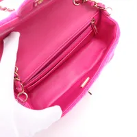 フューシャピンク♪ 新作 CHANEL ミニマトラッセ ツイード シャネル ミニマトラッセ20 ツイード シングルフラップ シングル