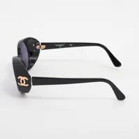 CHANEL サングラス　05976 サイドロゴ　ブラック シャネル 05976 90405 ココマーク サングラス プラスチック
