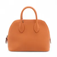 エルメス ボリード1923 ミニ18 シェブルミゾル オレンジ シルバー金具 B:2023年
