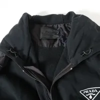 プラダ トライアングルロゴ 21AW コットン パーカー XL メンズ