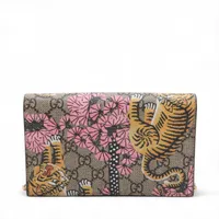極美品✨　グッチ　ベルト　GGスプリーム　マーモント PVC レザー　ベージュ GUCCI - グッチ ベルト ベージュ GG マーモント 400593 未使用