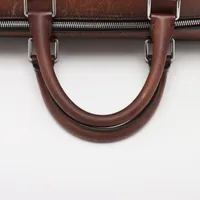 ベルルッティ PVCxレザー 2WAYボストンバッグ ブルーxブラウン
