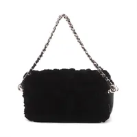ココマーク CCマーク 手袋 ファー ブラック ✨新品未使用✨ CHANEL 【極美品】シャネル ココマーク CC クルーズライン