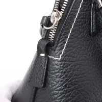 直営店☆MaisonMargiela☆ 5AC レザー 2WAY ハンドバッグ/ BLACK メゾンマルジェラ 5AC レザー 2WAYハンドバッグ ブラック