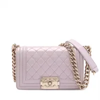 CHANEL - CHANEL パテント ポーチ CHANEL シャネル チョコバー パテントレザー キューブ ポーチ