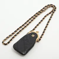 CHANEL 25ss CCロゴシュシュ シャネル ロゴ 22C シュシュ シルク ブラック×アイボリー