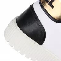 CHANEL スニーカー G38091 シャネル ココマーク レザー×ファブリック ハイカットスニーカー