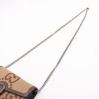 ★GUCCI★ディオニサス ジャンボ GG チェーン財布 グッチ ジャンボGG ディオニュソス キャンバスxレザー チェーン
