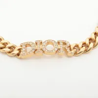 極美品✨ディオール ブレスレット　パール　ラインストーン　ゴールド　レディース クリスチャン・ディオール(Christian Dior) クリスチャン