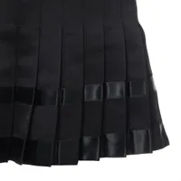 【希少】CHANEL シャネル スカート 黒 Aライン ロゴ ココマーク 34 シャネル ココマーク 05A シルク スカート 34 レディース