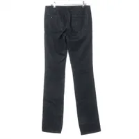 本物 シャネル COCOボタン ウエストツイード ストレッチ デニムパンツ 38 シャネル ココボタン コットン デニムパンツ 38 レディース