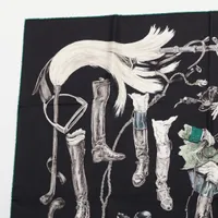エルメス カレ90 A propos de Bottes ブーツついて スカーフ