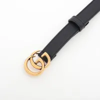 GUCCI 黒 レザー ベルト 409417 70-85 GUCCI グッチ 409417 AP00T ベルト レディース ファッション小物