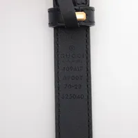 グッチ 409417 GGマーモント ベルト 70 レザー ブラック