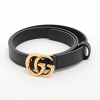 極美品 ✨グッチ ベルト GG マーモント レザー 409417 525040 GUCCI グッチ ベルト 409416 GGマーモント シェリーライン