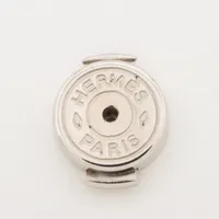 HERMES カージュドアッシュ Hキューブ ピアス ピンク × シルバー エルメス(HERMES)エルメス カージュドアッシュ Hキューブ ピアス