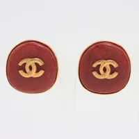 シャネル ゴールドプレート ラウンド ココマーク イヤリング 98P CHANEL シャネル ココマーク イヤリング スイング ラウンド GP