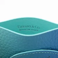 ティファニー リターントゥティファニー レザー カードケース ブルー