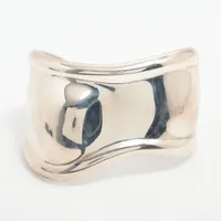 ティファニー Tiffany フランクゲーリー トルク ブレスレット バングル ティファニー トルク ワイド バングル 925 60.6g シルバー