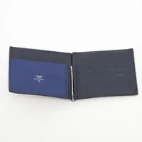 HERMES 青 レザー マネークリップ　ポーカー 楽天市場】HERMES エルメス 二つ折り財布 ポーカーコンパクト