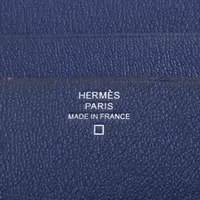 HERMES 青 レザー マネークリップ　ポーカー 楽天市場】【財布】HERMES エルメス ポーカーGM 札入れ 2つ折